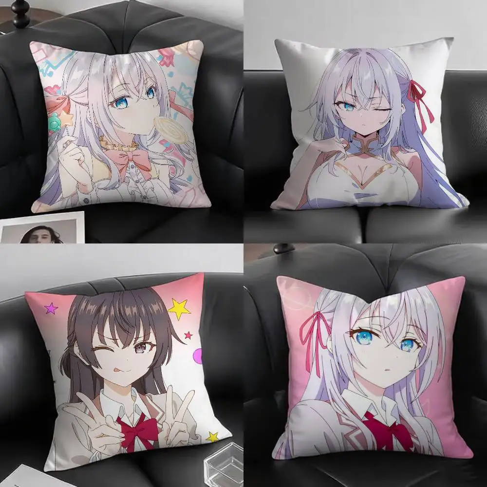 1pc Anime Alya Sometimes Hides Her Feelings In Russian Pillow Case Fashion Square Pillowcase Sofa Room Ins Decoration Leisure