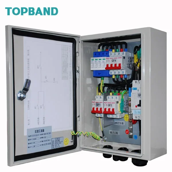 Off-Grid Solar Power System 2 input 1 output AC solar combiner box