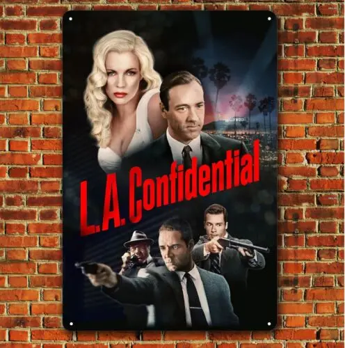 L.A. Confidential Movie Metal Poster Tin Sign (Size 20x30cm, 8