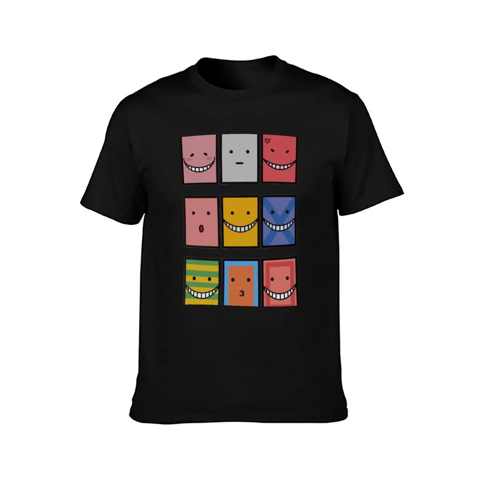 Assassination Classroom ! Koro Sensei all faces T-Shirt t shirts for man slim fit T-Shirt