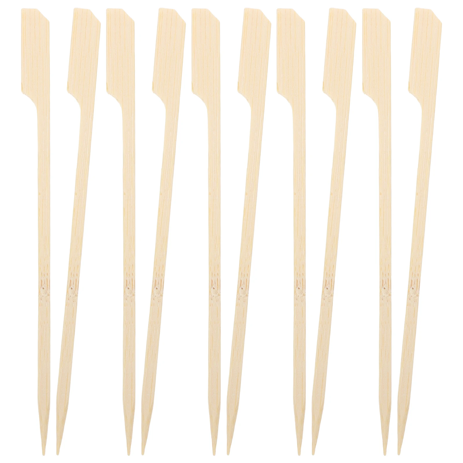 

100 Pcs Barbecue Sign Bamboo Skewers Disposable Bbq for Grilling Appetizer Appetizers Food Sticks