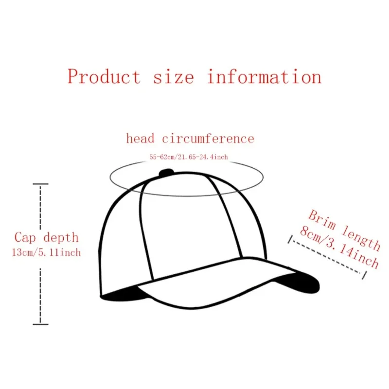 Printed Flat Brim Adjustable Baseball Cap, Vintage Distressed Street Hip-Hop Fashion Hat for Men and Women
