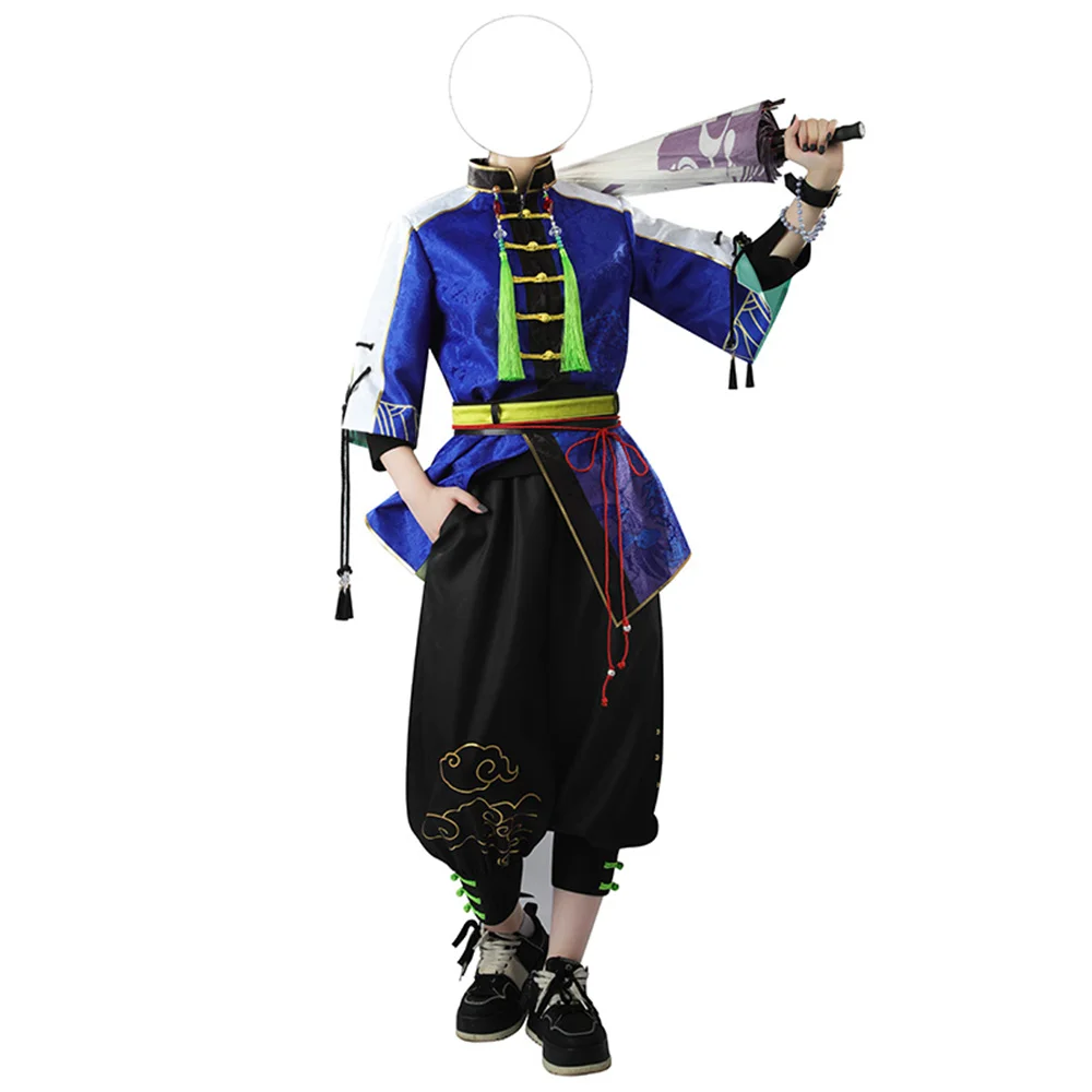 Vivi-Cos Anime Spel Nijisanji Kenmochi Toya Thema Kleding Knappe Halloween Carnaval Rol Cosplay Kostuum Complete Set