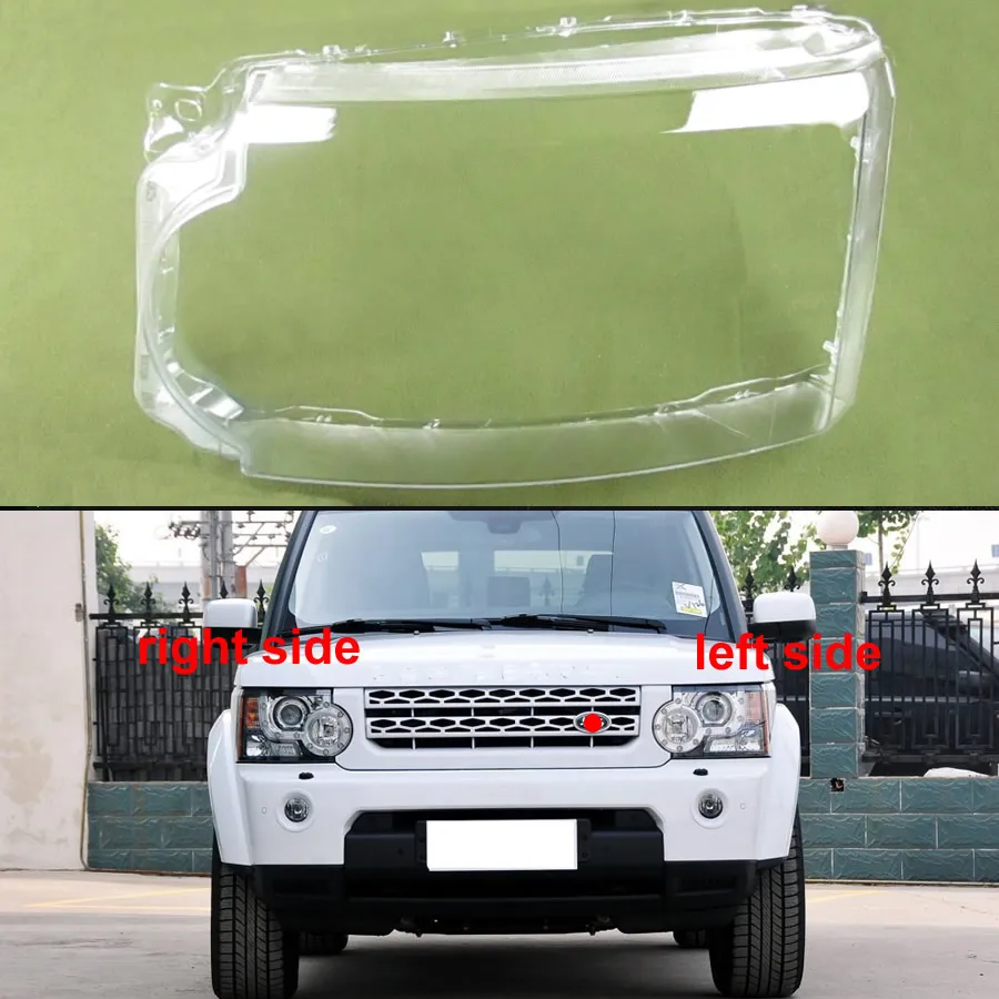 

Для Land Rover Discovery 4 LR4 2010 2011 2012 2013 2014, прозрачная крышка для фар, абажур, чехол для фары, линза
