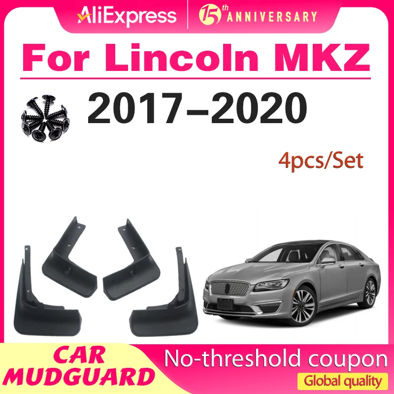 

FOR lincoln MKZ 2017-2020 Mudguard Splash Mud Flap Guard Fender Mudguards Car Accessories Auto Styline Front and Rear 4pcs