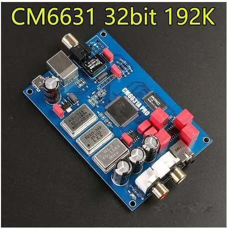 Hifi Cm6631a Digital Interface 32 / 24bit 192k Sound Card Usb To I2s / Spdif Coaxial Output Es9023 Decoder Upgrade Audio Dac