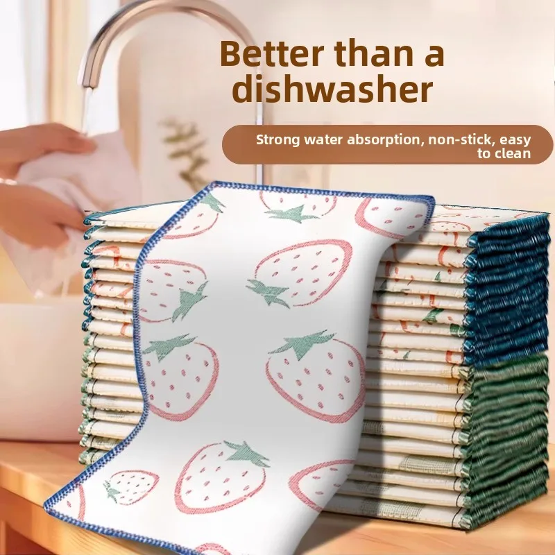 japanese-style-kitchen-dishcloth-oil-resistant-easy-to-clean-absorbent-non-shedding-dish-towel-thickened-utility-apron
