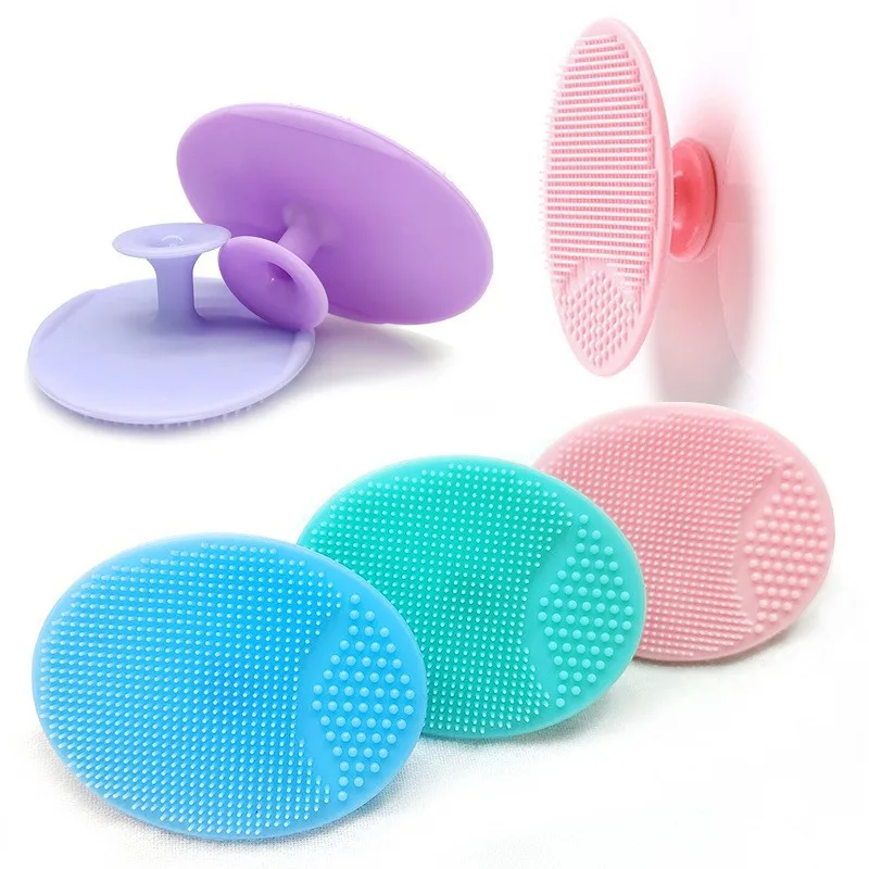 Cross-border popular silicone face wash brush, hair wash brush, facial cleaning and makeup removal silicone5piece