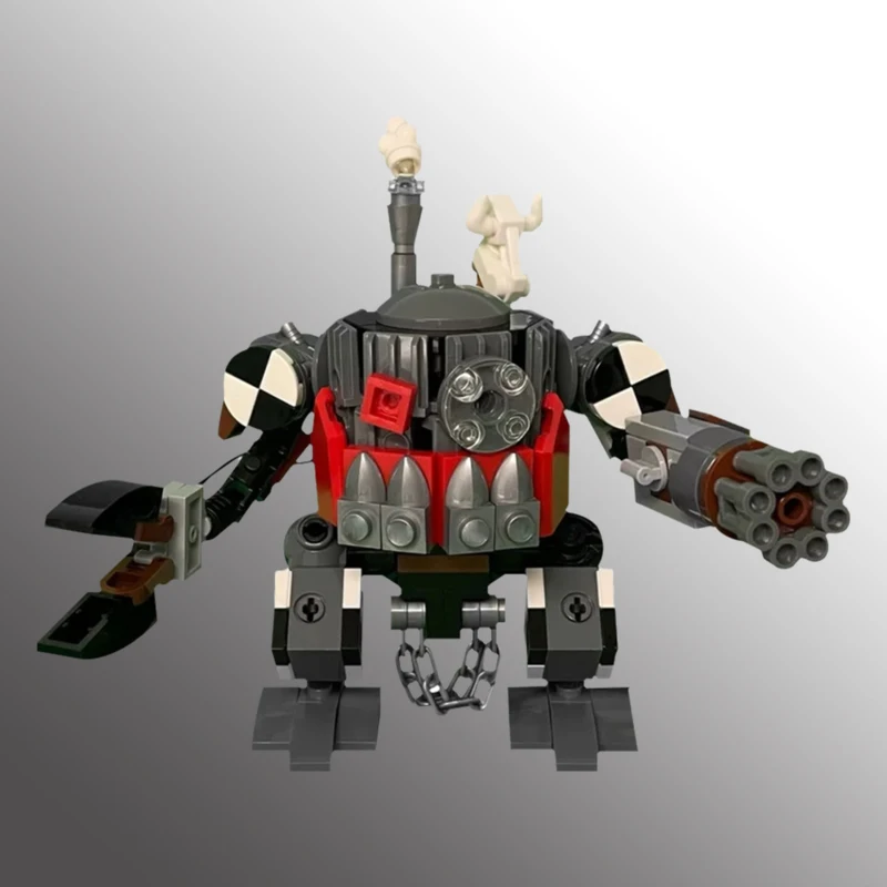 

MOC Hot Game Series Killer Canned Walking Mecha Building Block Set Kirakan Warrior Robot Model Adult Collection Toy Gift