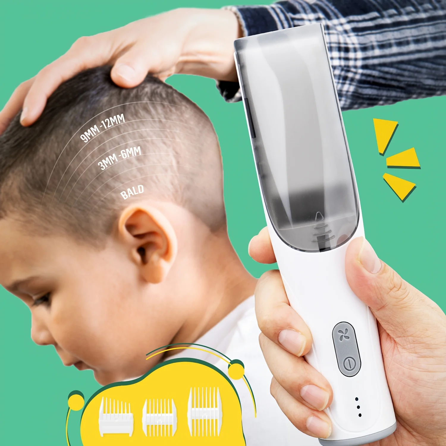 

Детские электрические машинки для стрижки волос Xiaomi Mijia, вакуумная машинка для стрижки волос с керамическим лезвием, перезаряжаемый набор для стрижки волос для детей