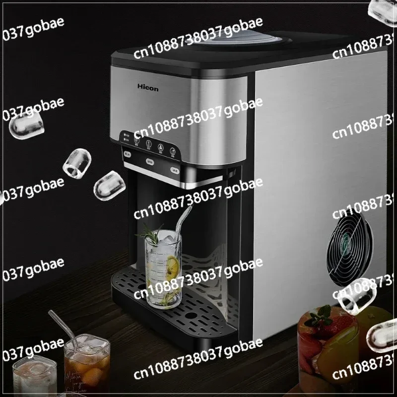 Ice machine Commercial small desktop barrel automatic hot and cold water dispenser