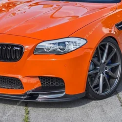 GTS Style Splitter For Bmw F10 M5 2Pcs Gloss ABS Front Bumper Splitter Fog Lamp Grille Trim M5 M5 CS 2009 2010-2017 Tuning