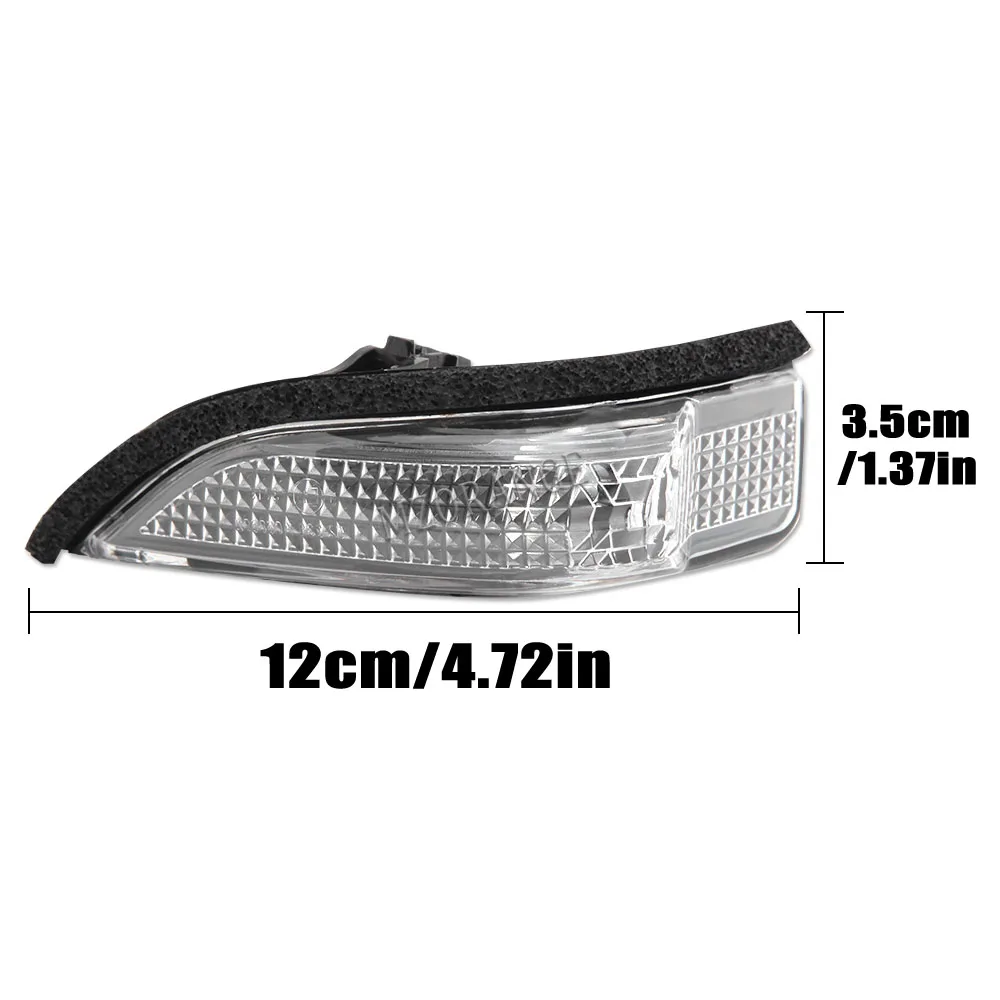 For Toyota Yaris 2011 2012 2013 2014 2015 2016 2017 2018 2019 Side Rearview Mirror Light Indicator Turn Signal Lamp Without Bulb