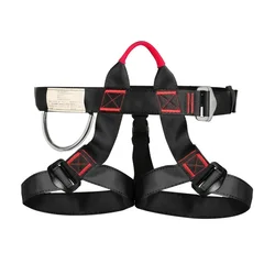 Professional Outdoor Harness Rock Climbing Half-Body Harnesses Waist Support Safety Belt Aerial Survival Mountain Tools