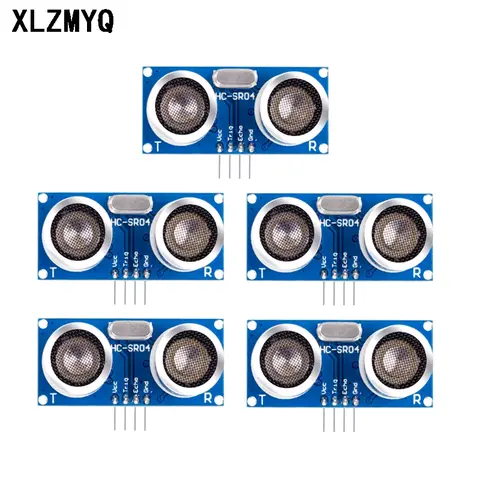 Capteur ultrasonique HC-SR04 HCSR04 vers détecteur d'ondes mondiales, Module de portée HC SR04, capteurs de Distance pour Arduino, bricolage électronique, 5 pièces