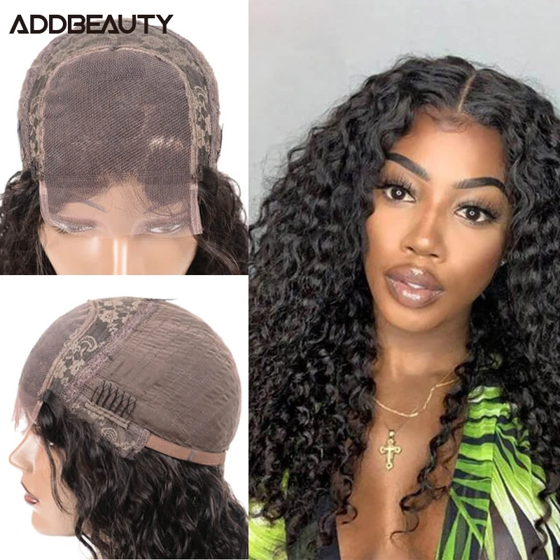 

HD Lace Frontal Wigs Human Hair for Women Kinky Curly 13x6 Lace Front Wig 4x4 Lace Closure Wigs Natural Pre-Plucked Hairline