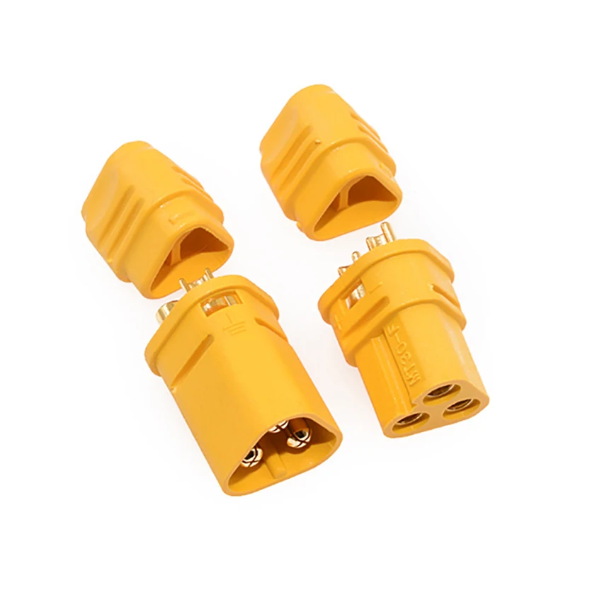 

5pcs MR60 MR30 MT30 MT60 Male Female Connector Plug with Sheath for RC Lipo Battery RC Multicopter Airplane