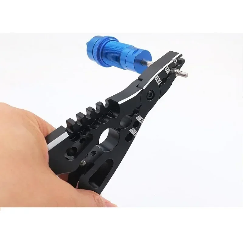 Metal Shock Absorber Ball Multi-functional Pliers Head Clamp Assemble Disassemble Tools for 1/8 1/10 RC Model Car Spare Parts