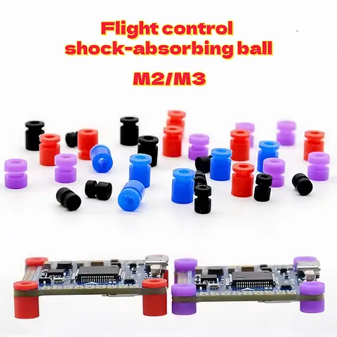 5pcs M2 M3 shock-absorbing ball FPV racing flight control shock-absorbing ball quadcopter shock-absorbing ring accessory drone