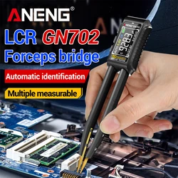 ANENG GN702 디지털 LCR SMD ESR 테스터, 스마트 트위저, 계량기 저항 커패시턴스 연속성 다이오드 테스트 측정 도구