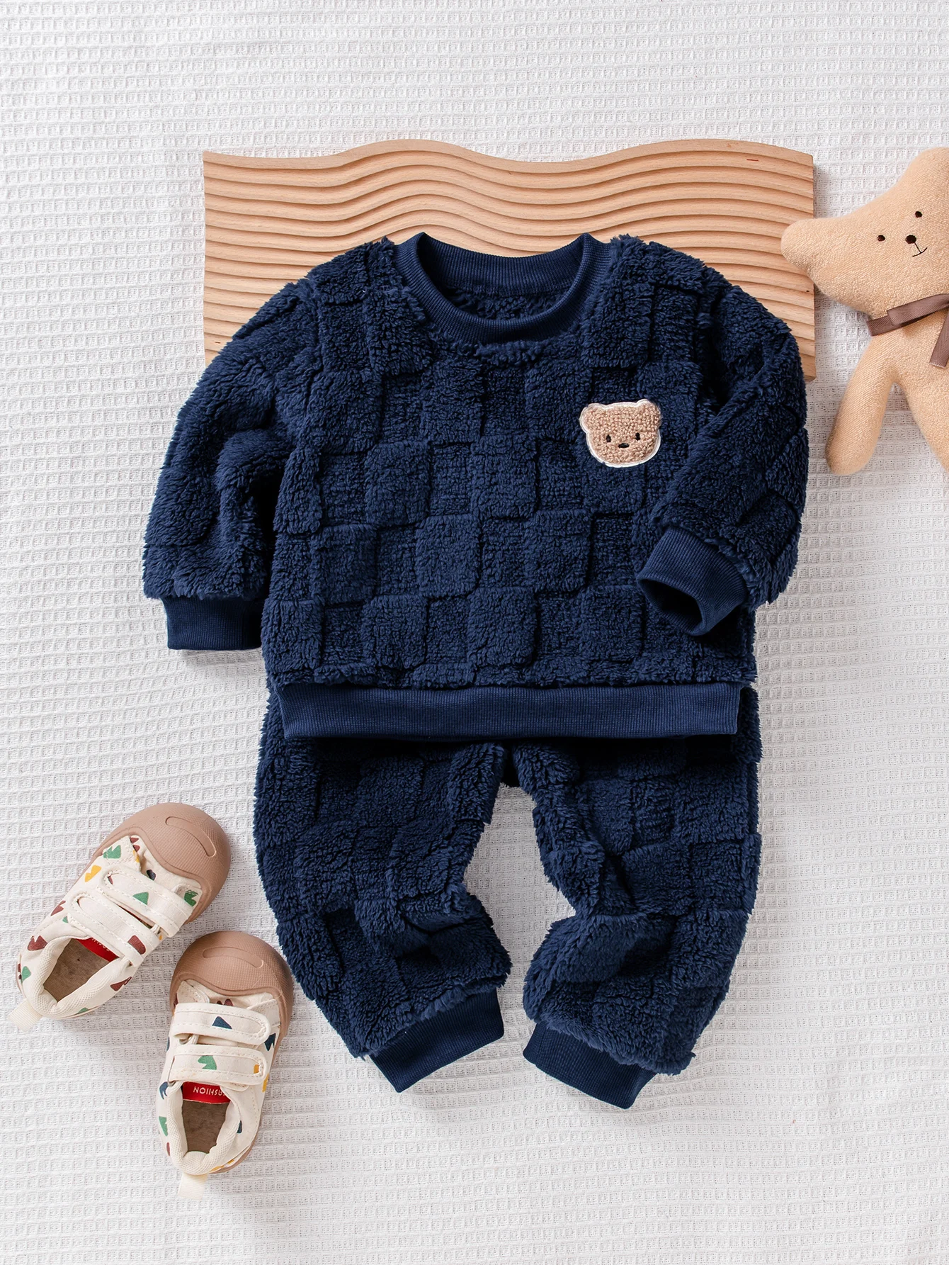 urso-azul-tibetano-retalhos-criancas-coral-velo-casa-roupas-meninos-outono-inverno-grosso-quente-pijamas-conjunto