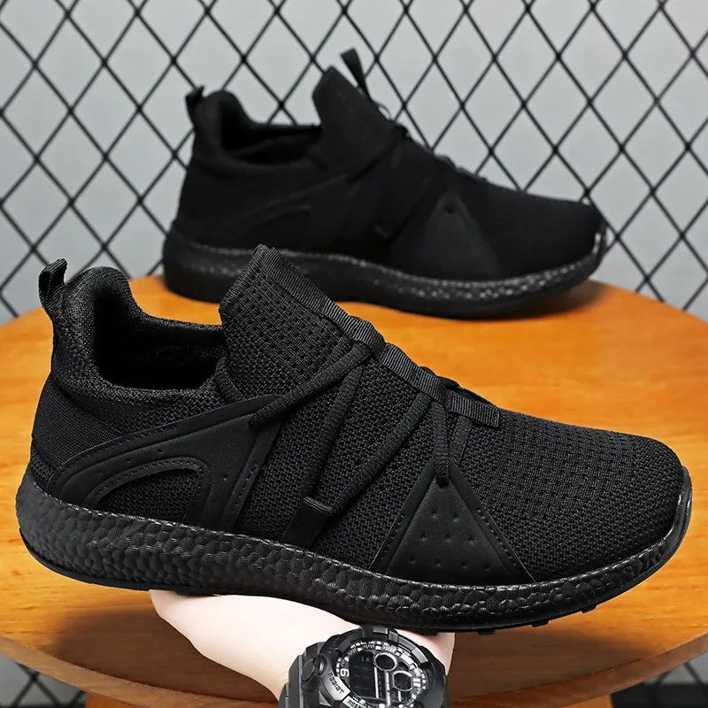 Mesh Breathable Male Casual Sneakers Spring Autumn Men Sports Shoes Fashion Jogging Trainers Outdoor Fitness Running Sneakers