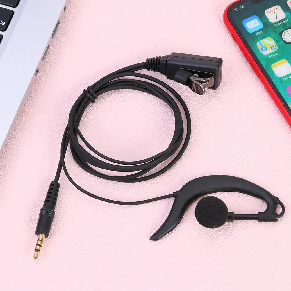 1.2m G Type PTT Walkie Talkie Earpiece Mic Earbuds Headset for Xiaomi Mijia 1S