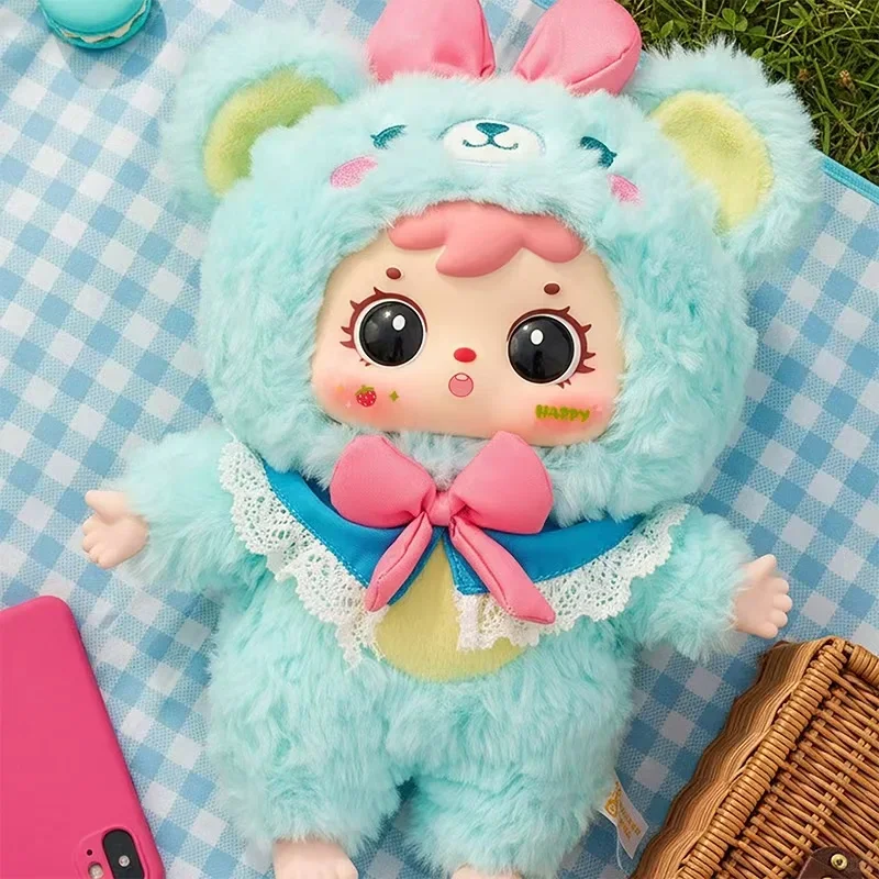 حقيقي صموئيل 400% حجم معكرون سلسلة صندوق أعمى العصرية لطيف أفخم دمية مفاجأة هدية للفتيات والنساء #5