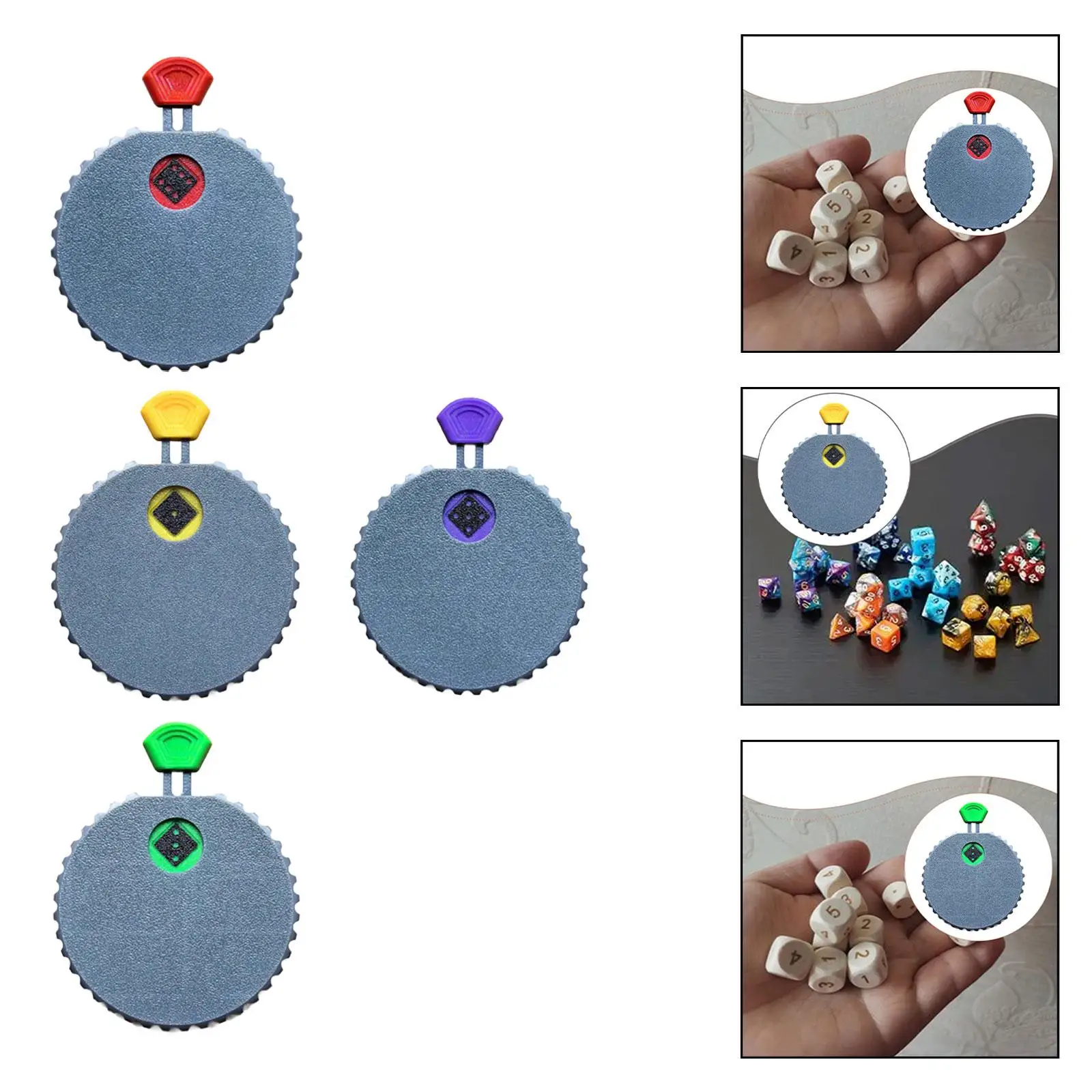 

Mechanical Dice Unique Easy to Use Entertainment Toy Durability, Premium, Gift, Reusable, Portable Table Games Accessory