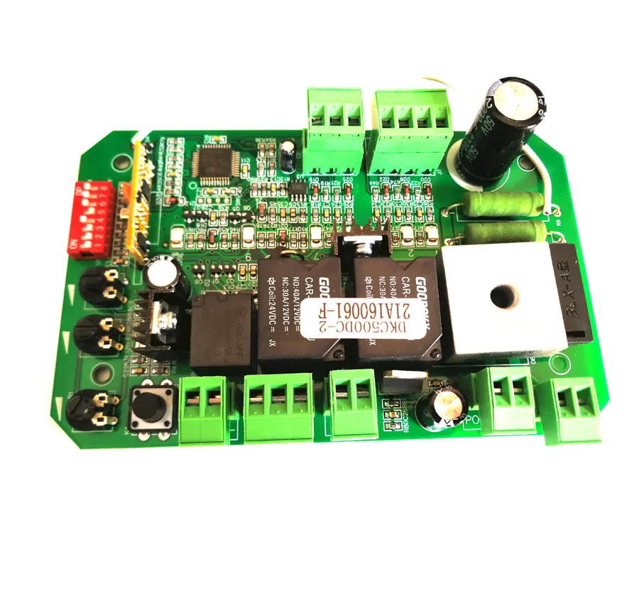 DKC800DC DKC500DC 24VDC Motor Sliding Control Board Card Controller PCB for Battery Solar Power Auto Sliding Gate motor use