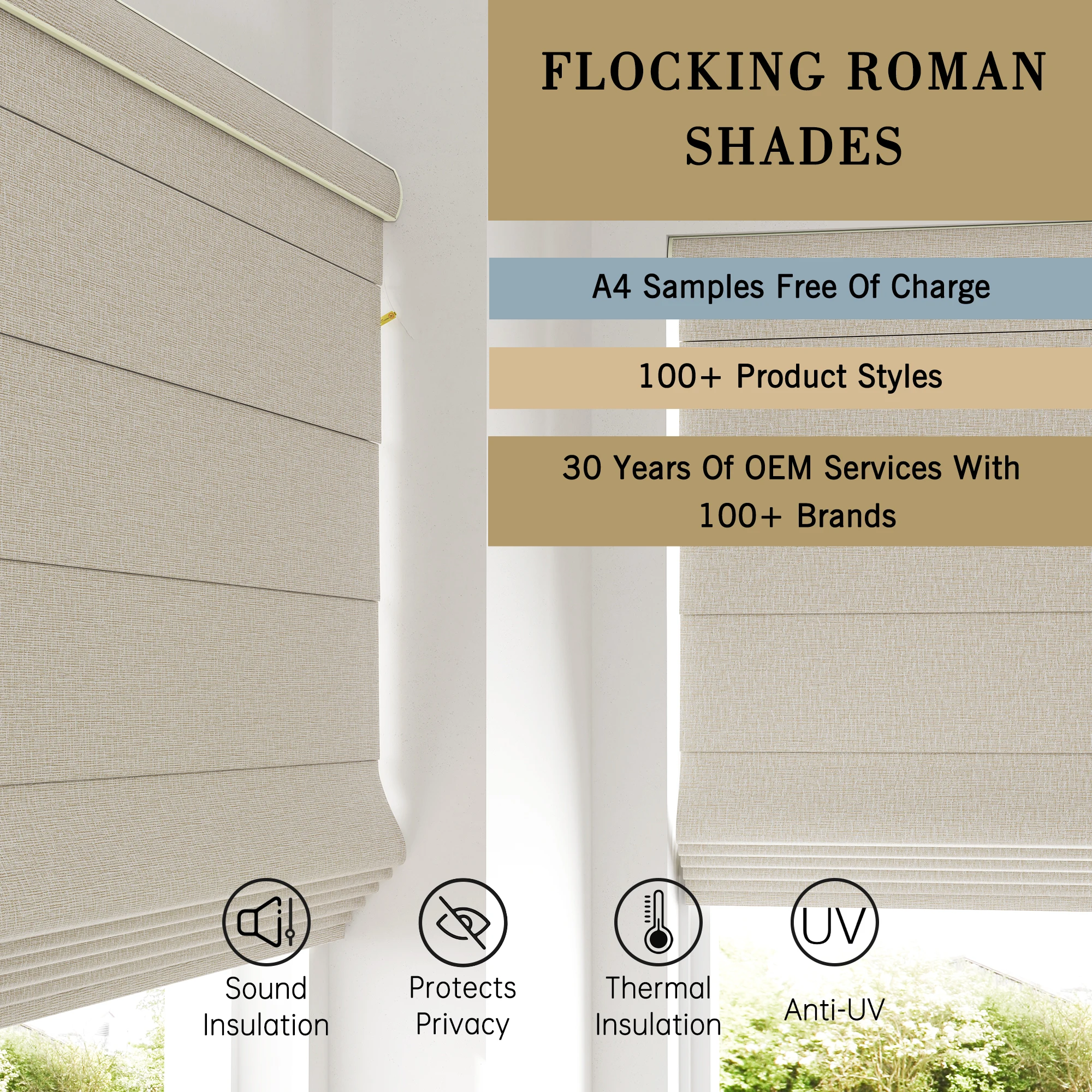 Zigbee Alexa Tuya Wifi Google Matter Electric Automatic Smart Home Blackout Motorized Roller Shades Roman Blinds for Window