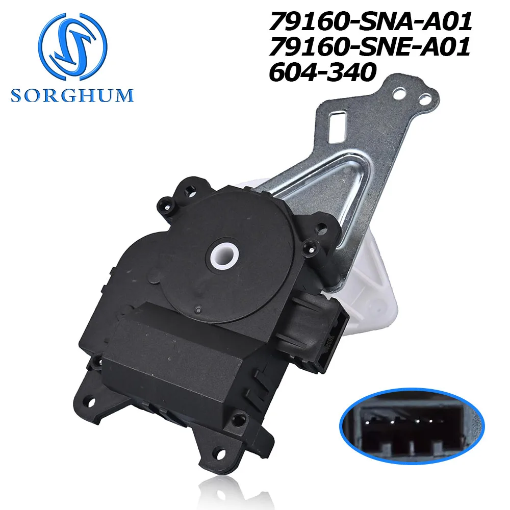 

Привод заслонки смешивания воздуха отопителя (HVAC) для Honda Civic CR-V Acura 2007-2011, двигатель рециркуляции 79160-SNA-A01 79160-SNE-A01 604-340