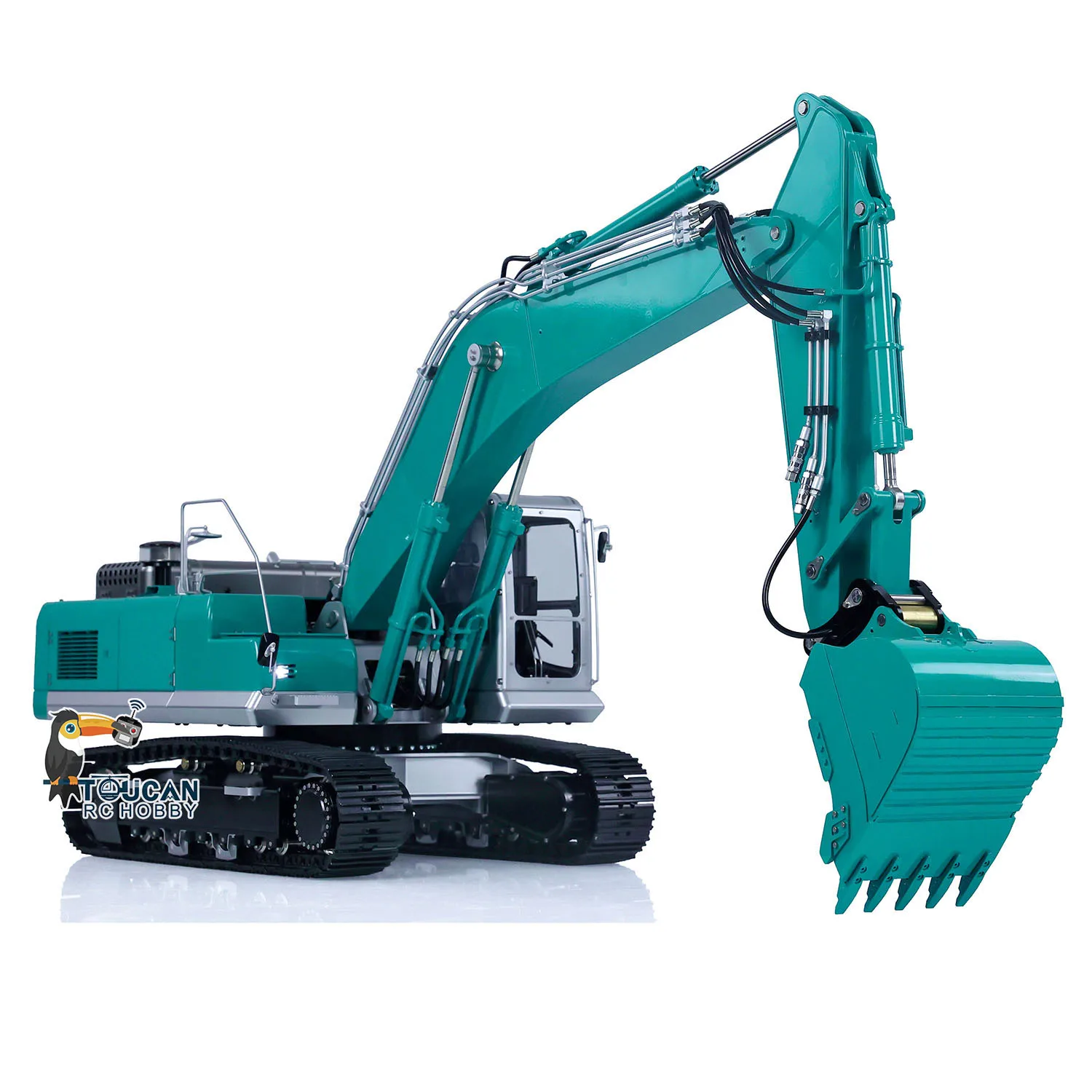 LESU PC360 RC 유압 굴삭기 1/14 스케일 무선 조종 금속 굴착기 조명 사운드 연기 모델 페인트칠 조립 완구