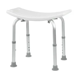 Rust Resistant Aluminum Alloy Shower Bench Elderly Shower Chair Bathroom Anti Slip Shower Stool