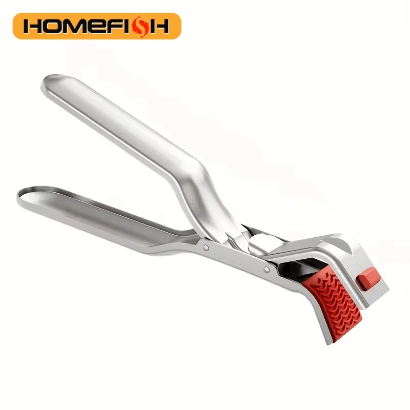 1pcs Anti-scalding Clip Hot Bowl Holder Dish Clamp Pot Pan Gripper Clip Air Fryer Dish Plate Retriever Tongs Kitchen Supplies