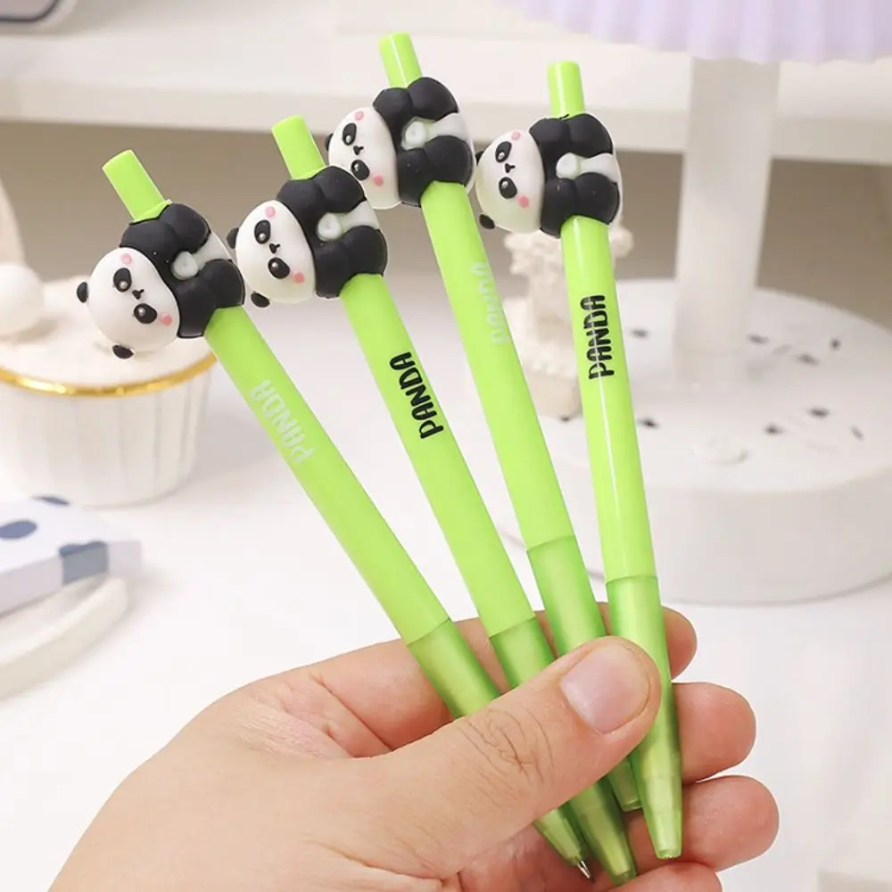 Panda Forma Lápis Mecânico, Desenho Kawaii, Assinatura, Neutro Caneta Gel, Esboço, Propelindo, Escola, Escritório, 0.5mm