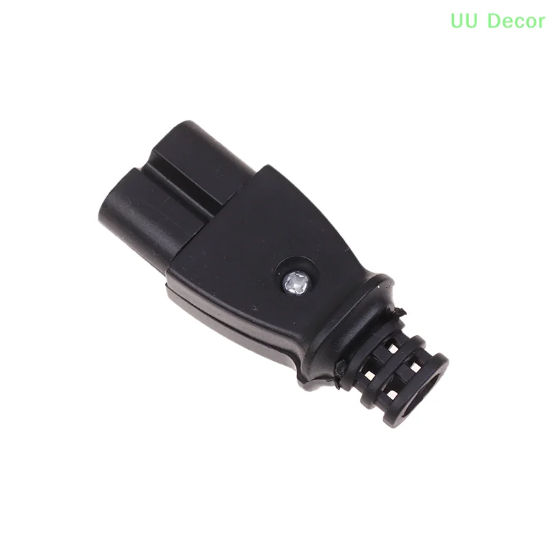 C8 toma de corriente macho y hembra, toma de corriente eléctrica integrada de 35mm x 15mm, CA de 2.5A, 250v, enchufe en forma de 8