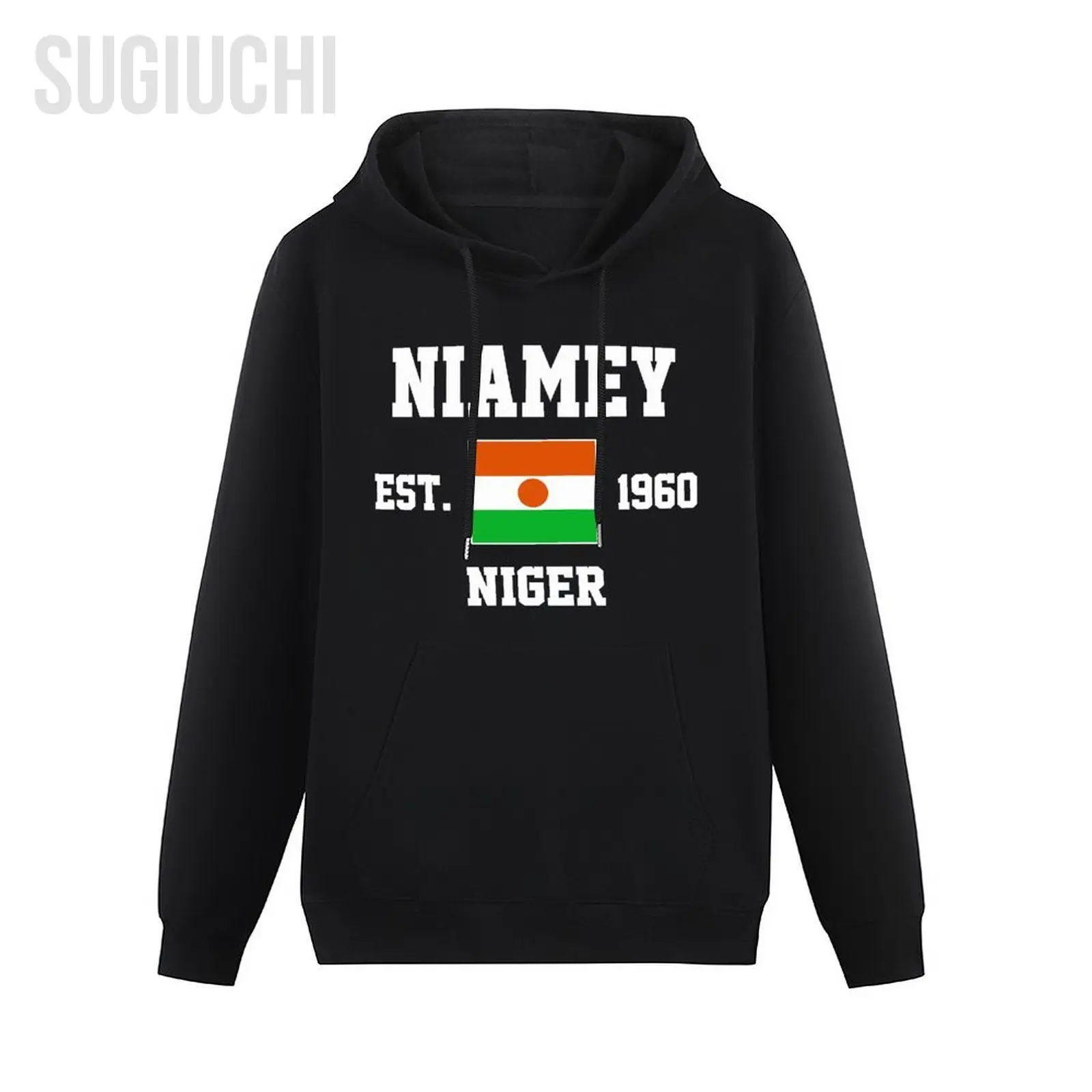 Men Women Hoodies Niger EST.1960 Niamey Capital Hoodie Pullover Hooded Hip Hop Sweatshirt Cotton Unisex