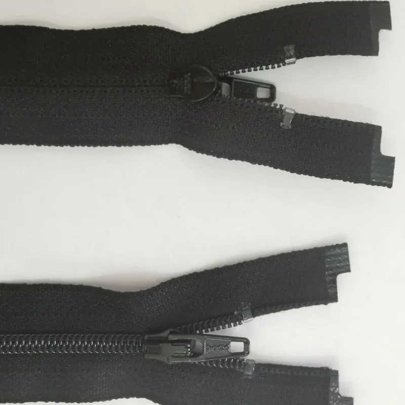 

2 шт./лот 3 # Молния YKK нейлоновая спиральная односторонняя черная 50-70 см для курток, постельного белья, швейных изделий, аксессуар для шитья