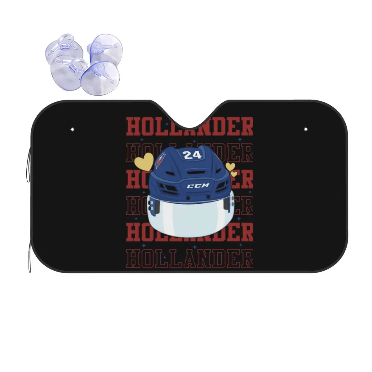 

Hockey Heated Rivalry Hollander Sunshade Windscreen Universal Car Front Window Visor 76x140cm Sun Visor Solar Protect