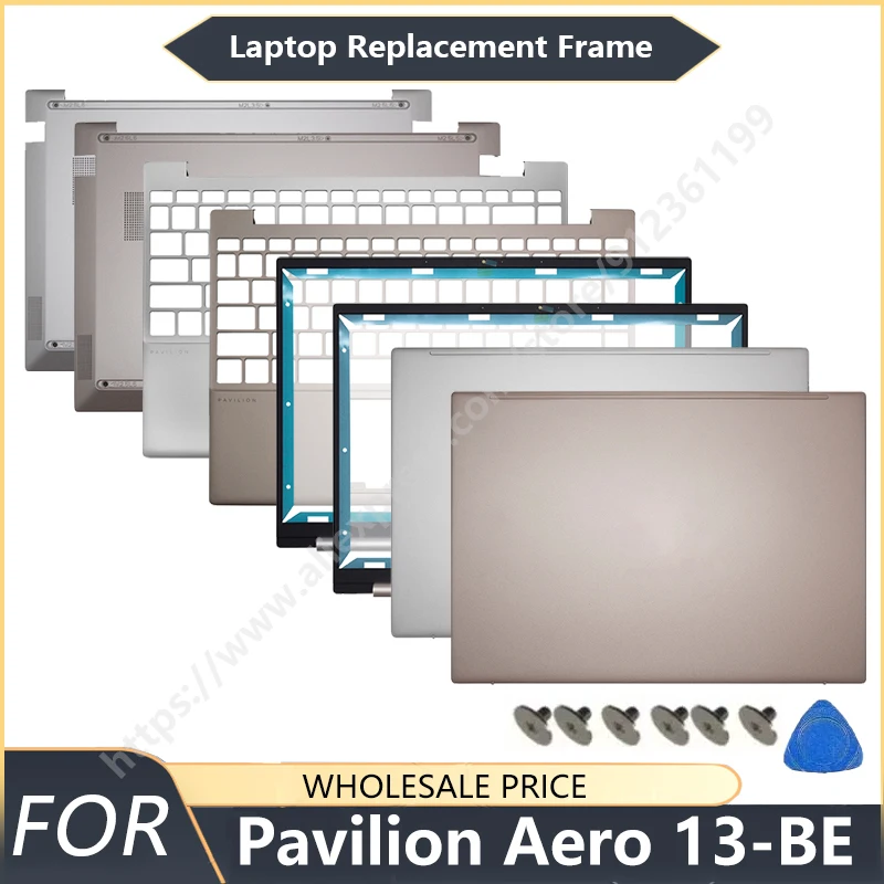 NEW For Pavilion Aero 13-BE Laptop LCD Back Cover Front Bezel Palmrest Bottom Case Laptop Frames 4600NE08000 4600NE0L000