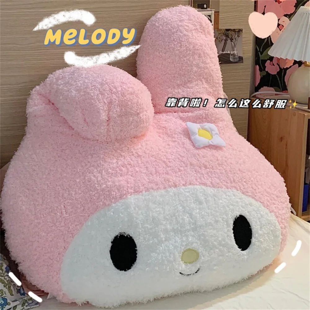 40*50cm Kawaii Sanrio Plush Pillow Kuromi My Melody Cartoon Anime Doll Toys Soft Stuffed Plush Pillow Birthday Gift for Kids