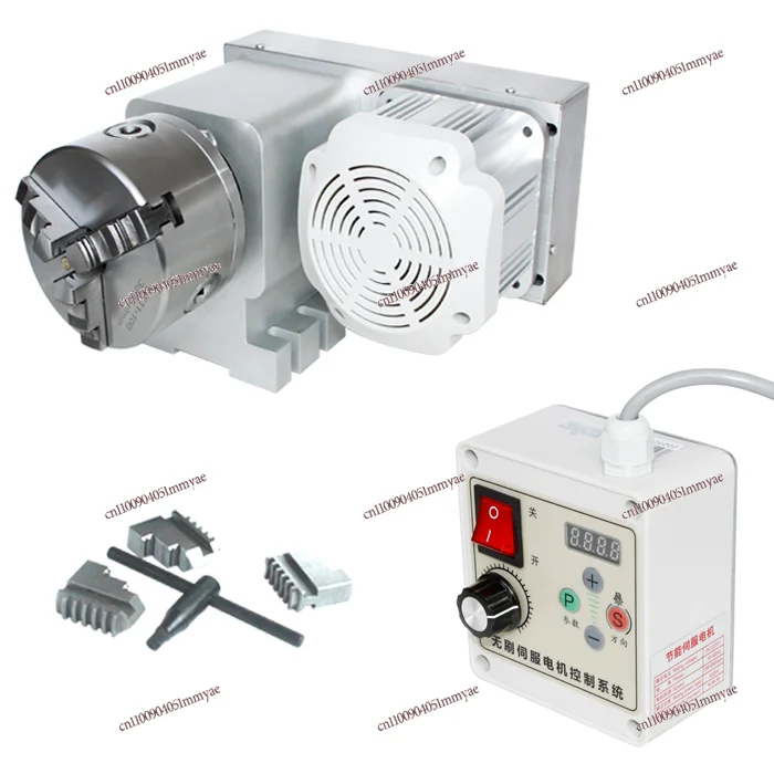 

Adjustable Speed, Fourth Axis (A Axis, Rotating Axis, Numerical Control Indexing Head) 100MM Chuck (hollow Shaft)
