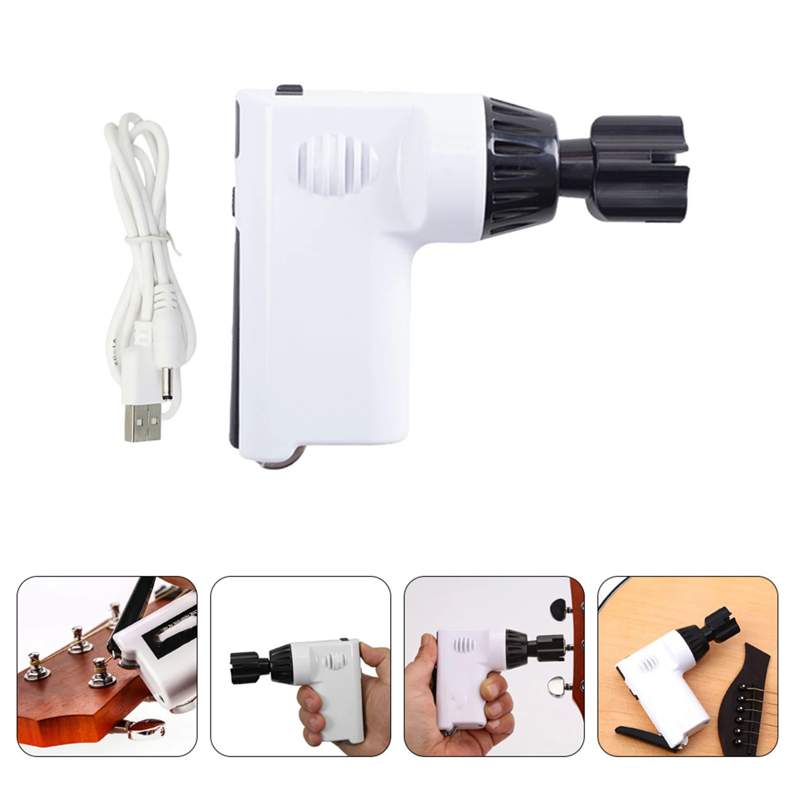 

Guitar String Winder Tool ABS Material Fast Change Strings Supply Acoustic Guitar Ukulele Bass Accessories Maintenance