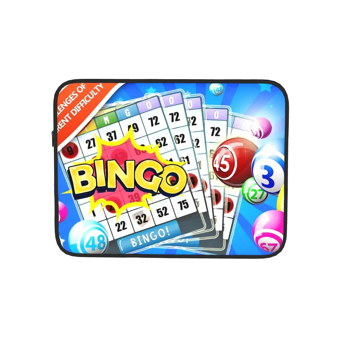 حقيبة كمبيوتر محمول للكمبيوتر المحمول من Game Bingo Queen Player، حقيبة غطاء للكمبيوتر المحمول، حقيبة كمبيوتر لوحي مضادة للصدمات