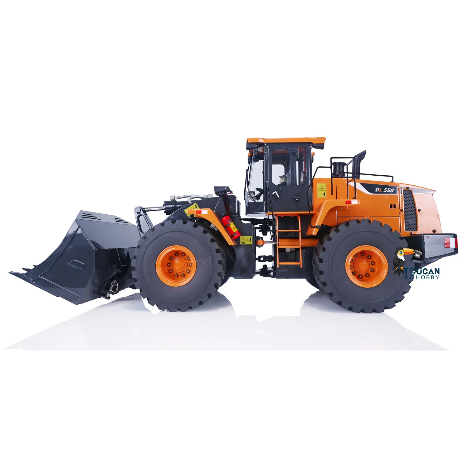 

1/14 RTR XDRC WA470 980L RC Hydraulic Loader Remote Control Metal Machine Model Light Sound Construction Vehicle Toys THZH1375