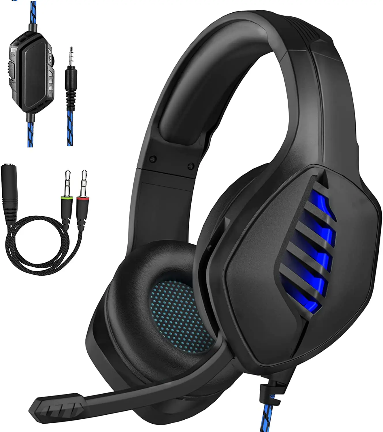 

TARGEAL Gaming Headset with Microphone - for PC, PS4, PS5, Switch, Xbox One, Xbox Series X|S - 3.5mm Jack Gamer Headphone with N