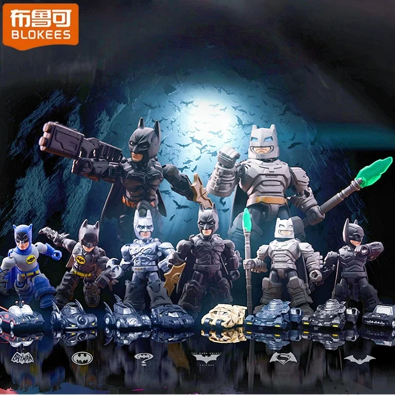 BLOKEES Building Blocks DC Hero Star Edition Combinazione Batman Modello Collezione di mattoni Giocattoli Ornamenti per il desktop Regalo