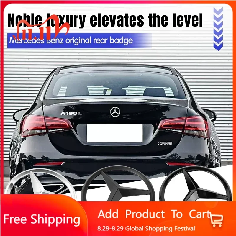 لبنز AMG ABS سيارة الخلفي ملصق مائي الجذع شعار ملصق شعار لمرسيدس بنز C180 C200 C260 C300 W203 W205 W204 W212 W213 W222 W1