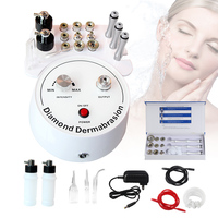 AOKO 3 in 1 Diamond Microdermabrasion Beauty Machine Vacuum Suction Tool Water Spray Facial Moisten Face Exfoliate Skin Peeling